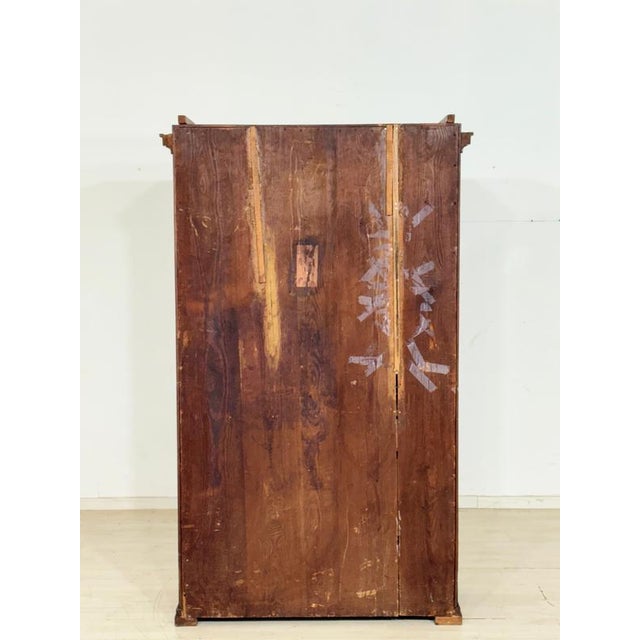 Antique Biedermeier Gründerzeit Walnut Display Cabinet For Sale - Image 10 of 11