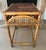 Brown Vintage Rattan Bamboo Side Table For Sale - Image 8 of 11