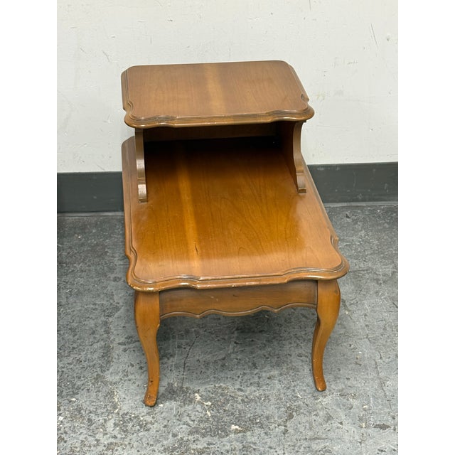 Wood 1970s Bassett Furniture Nightstands From Redlick-Newman Building, Pair For Sale - Image 7 of 12