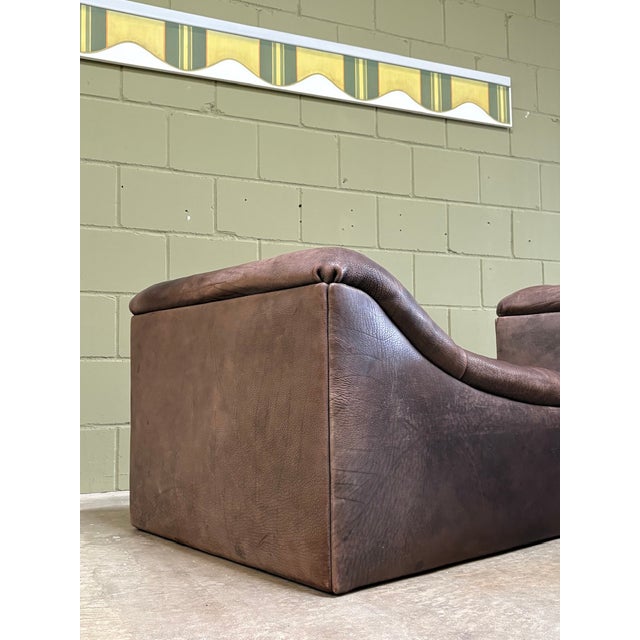 Model DS-46 in Black-Brown Neck Leather from de Sede, Switzerland, 1976, Set of 6 For Sale - Image 16 of 18