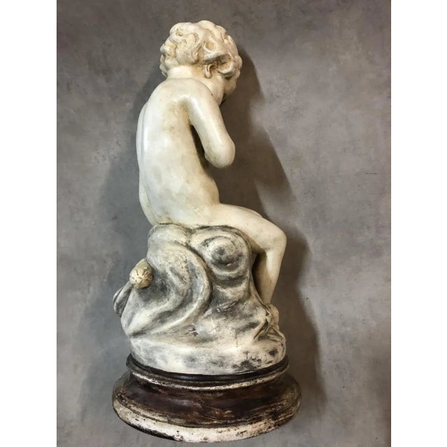 Antique Plaster Silent Child of Falconnet Sculpture For Sale - Image 5 of 15