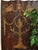 Large Antique Hand-Painted Leather Wall Hanging – Neoclassical Arabesque Motif For Sale - Image 13 of 13
