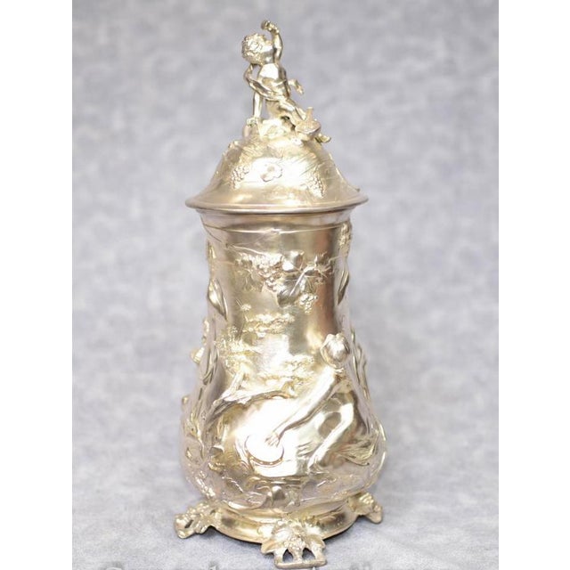 Art Nouveau Silver Plate For Sale - Image 4 of 12