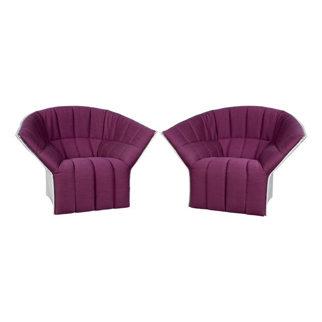 Set of Vintage French Love Seats by Inga Sampe for Ligne Roset, 1980 For Sale