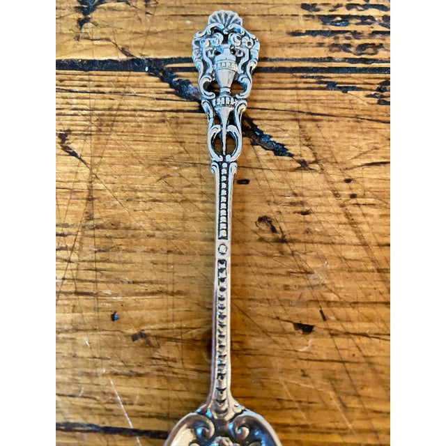 Vintage Sterling Silver Caviar/Sugar Shovel/Jelly Spoon, Made in Germany For Sale - Image 4 of 7