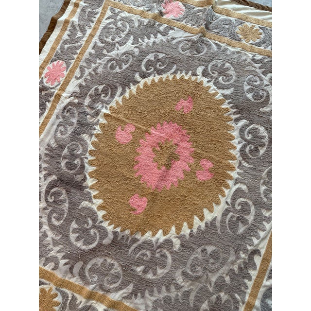 Asian Suzani Wall Hanging For Sale - Image 4 of 5