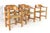 Brown Sawmill Chairs by Rainer Daumiller for Hirtshals, 1970s, Set of 5 For Sale - Image 8 of 8