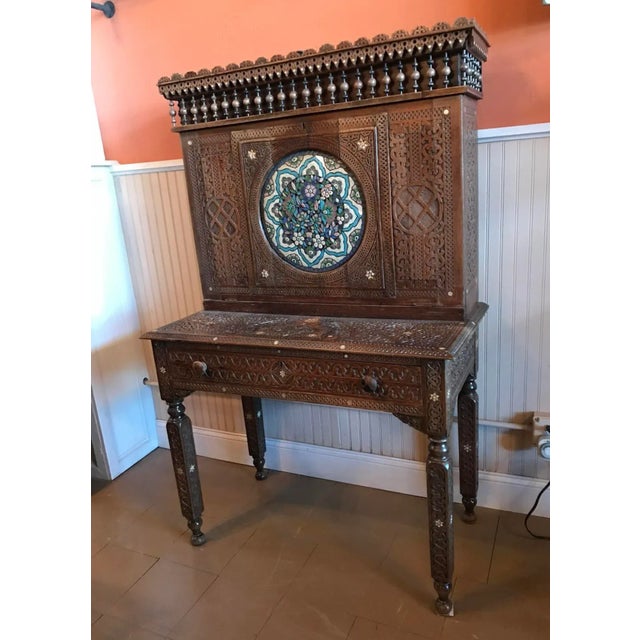 Late 18th Century Late 18th Century Moroccan Secretary Cabinet For Sale - Image 5 of 7