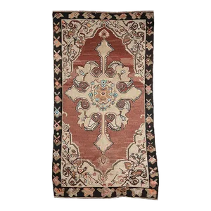Vintage Turkish Wool Kars Kilim Rug