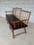 Primitive Birdcage Style 72" Maple and Walnut Eight Leg Deacons Bench For Sale - Image 9 of 12