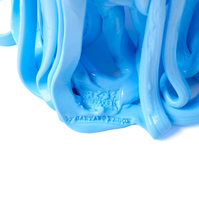 Medusa Vase in Clear Light Blue by Gaetano Pesce for Fish Design For Sale - Image 6 of 8