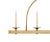 Launceton Large Linear Pendant in Antique-Burnished Brass Designer: Chapman & Myers Fixture Height: 30" Extension: 4.25"...