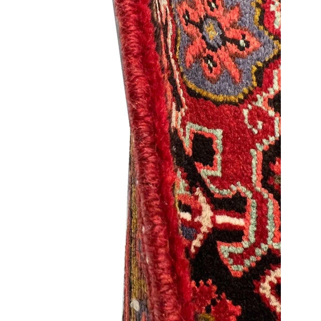 1950s Persian Antique Hand Knotted Heriz For Sale - Image 4 of 10