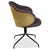 Fabric Ona Chairs with Brown and Grey Pattern from Freifrau, Set of 4 For Sale - Image 18 of 18