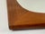 Brown Mid-Century German Wall Mirror in Teak, 1970s For Sale - Image 8 of 12