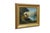 American Antique Stanley DeGraff Cottage Lake House Sailboat Landscape Oil Painting 16" For Sale - Image 3 of 14