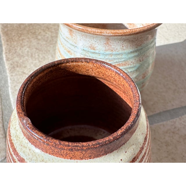 Studio Ceramic Vases by Helma Klett, Germany, 1980s, Set of 2 For Sale - Image 9 of 15