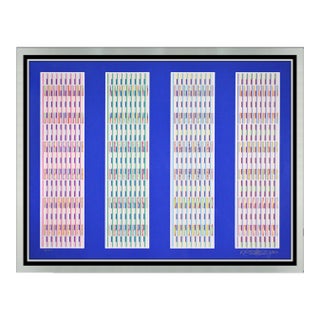 20th Century Dynamic Spectrum Silkscreen Yaacov Agam For Sale