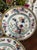 A lovely set of seven antique plates in the Vesper pattern, each measuring approximately 10.25” in diameter. These plates...