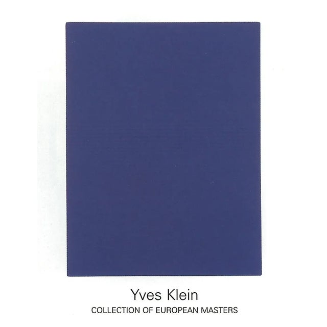 Artist: Yves Klein Title: IKB65 Year: 1999 Signed: No Medium: Serigraph Paper Size: 35.5 x 27.5 inches ( 90.17 x 69.85 cm...