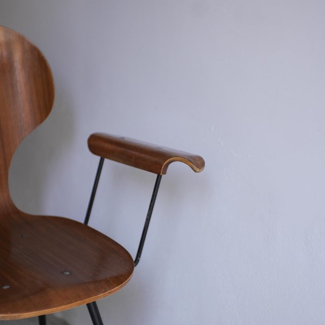 Vintage Armchair by Carlo Ratti, 1950s For Sale - Image 11 of 17