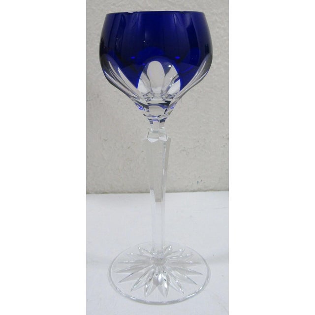 1990s Fabergé Lausanne Crystal Wine Glasses in Presentation Case - Set of Six For Sale - Image 15 of 18