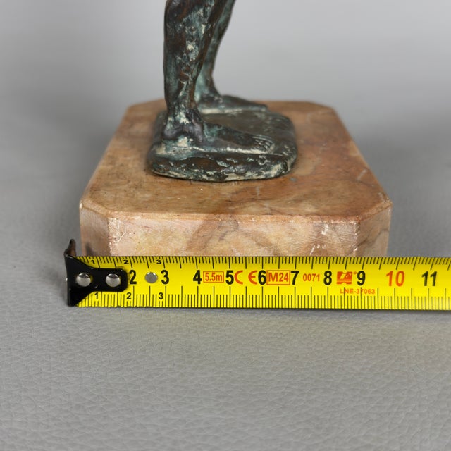 S. Gasparri, Woman Bathing, 1950s, Bronze on Marble Base For Sale - Image 14 of 16