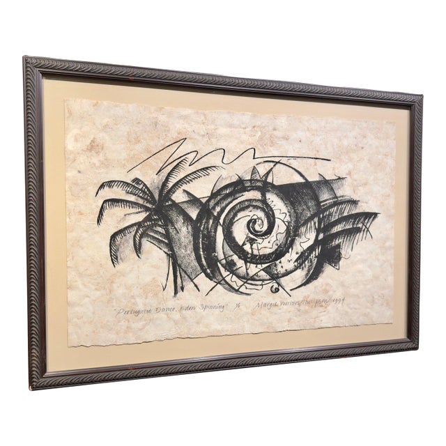 1990s Margot Voorhies Thompson Signed Lithograph 1994 Portuguese Dance 1/11 For Sale