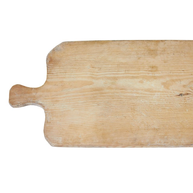 1900 - 1909 Early 20th Century Traditional Swedish Pine Breadboard, 1900s For Sale - Image 5 of 6