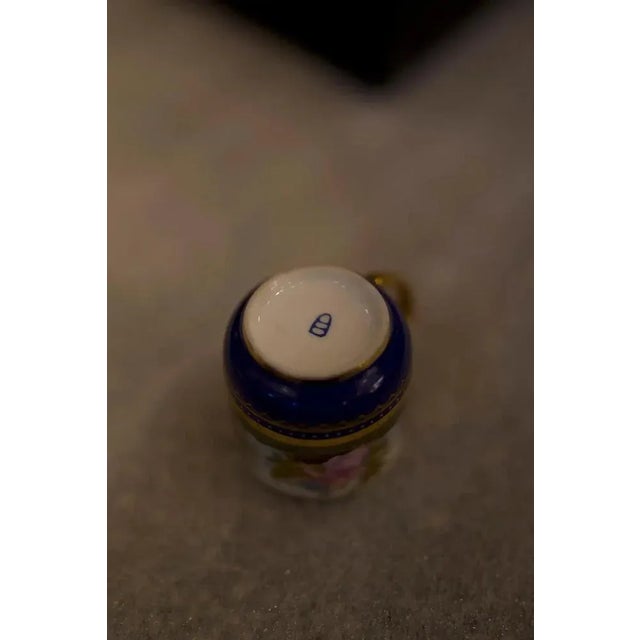 19th Century Painted Porcelain Cups and Saucers, Set of 24 For Sale - Image 6 of 9