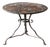 Antique French Arras Cast Iron Garden Table, 1890s For Sale