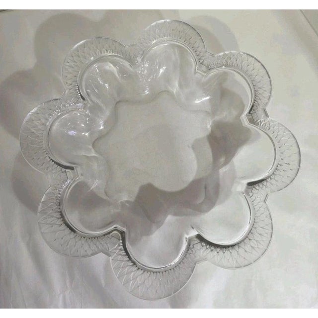 Art Deco Moulded Glass Foliate Bowl from Lalique France, 1910s For Sale - Image 18 of 18