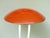 Orange and Light Beige Outdoor Mushroom Lamp from Bega, 1950s For Sale - Image 9 of 18