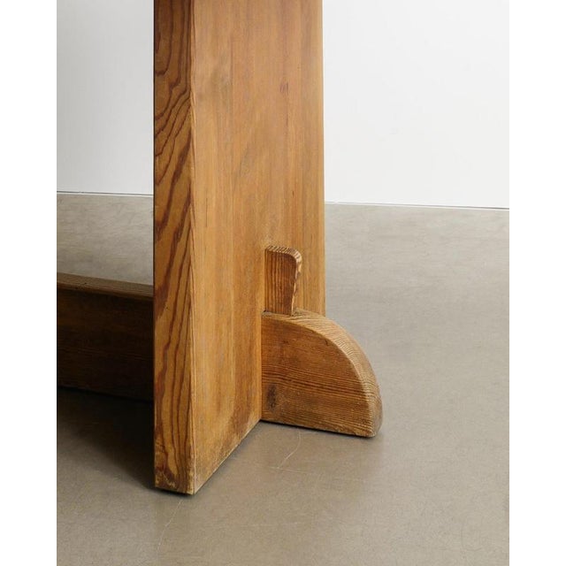 Nordiska Kompaniet Swedish Mid Century Modern Lovö Dining Table in Pine by Axel Einar Hjorth, 1930s For Sale - Image 4 of 9