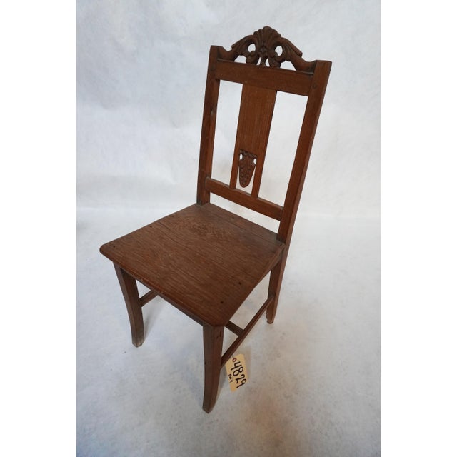 Early 20th Century Set of Four Similar Arts & Crafts Wood Chairs For Sale - Image 17 of 18