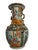 Large Hand‑Painted Chinese Export Porcelain Vase With Figural Panels & Gilt Dragon Handles For Sale - Image 4 of 6