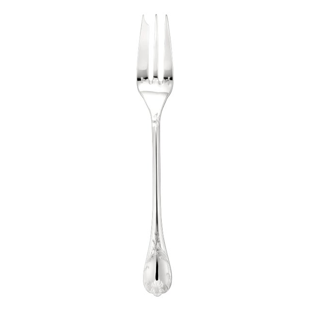 Christofle Christofle Serving Fork Marly Silver Plate For Sale - Image 4 of 4