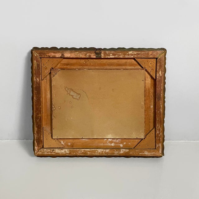 Italian Artist, Mid-Century Modern Composition, Oil Painting, 1950s, Framed For Sale - Image 13 of 14
