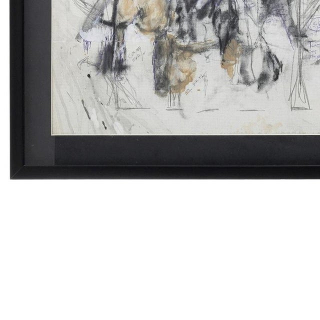 Contemporary João Murillo, Untitled, Mixed Media on Canvas For Sale - Image 3 of 6