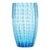 Zafferano 15oz Perle Beverage Glasses (Set of 2) - Aquamarine For Sale