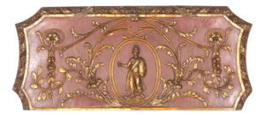 French Carved Door Wall Panel, 1840s