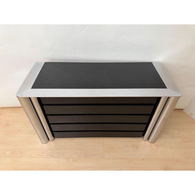Rare vintage italian modern sideboard / chest of 5 drawers ‚model 1008‘ by antonello mosca for cinova, italy, circa 1969....