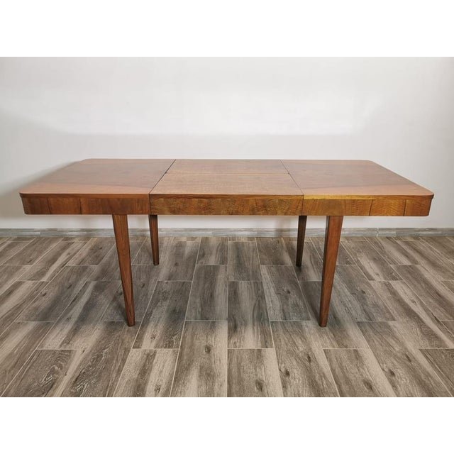 Wood Vintage Dining Table by Jindrich Halabala For Sale - Image 7 of 18