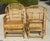 Champagne Vintage Rattan & Cane Brighton Pavilion Chairs, Set of 4 For Sale - Image 8 of 10