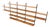 Large Vintage Wall System with Shelves, 1960s For Sale