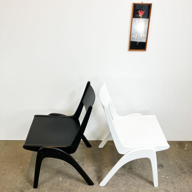 Stacking Chair in Beech from Casala, 1950s For Sale - Image 11 of 14