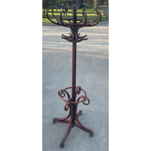 Thonet Vintage Thonet Bent Wood Coat Racks For Sale - Image 4 of 12