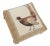 English 00 Fantail Pheasant Tapestry Footstool For Sale - Image 3 of 3