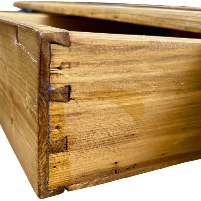 Antique English 19th Century White Pine Parlor Table For Sale - Image 10 of 10