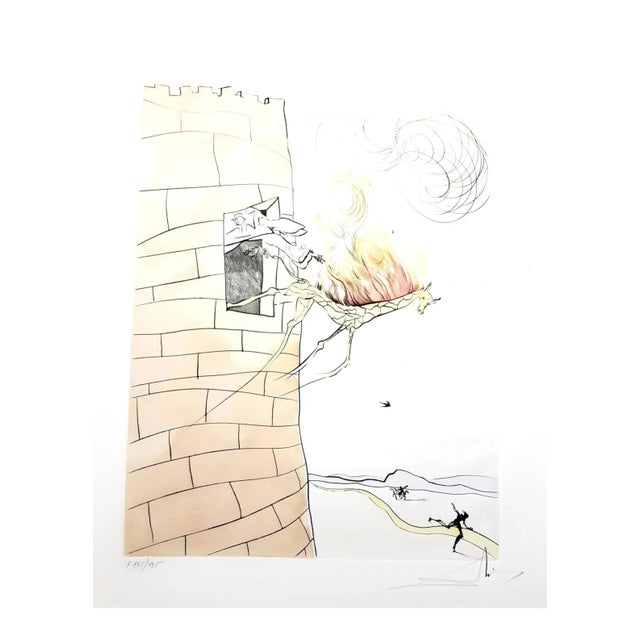 Salvador Dali - The Grand Inquisitor - Original Signed Engraving 1974 For Sale